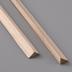Bâtons de bois triangulaires&nbsp;DIY-WH0304-546B