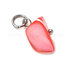 Pendentifs en coquillage de trochidé/coquillage de troca teinté naturel&nbsp;PALLOY-JF04484-02