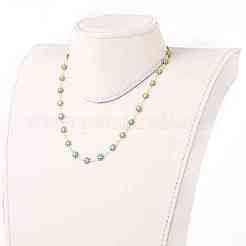 Daisy Link Chain Halsketten & Armbänder Schmuck Sets&nbsp;SJEW-JS01138-02