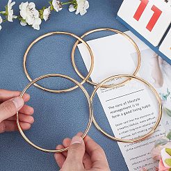 Runde / runde Ring Eisen Geldbörse Griffe&nbsp;LS-FIND-CA0001-12G