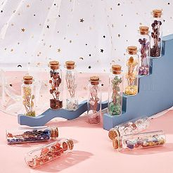 Glas Flasche wünschend&nbsp;DJEW-GF0001-05B