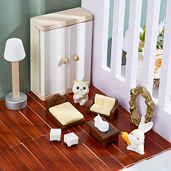 20 Stück Holzblatt-Miniatur-Ornamente&nbsp;DIY-WH0661-57A