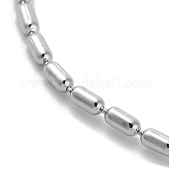 Messing-Säulengliederketten-Halsketten für Damen&nbsp;NJEW-Q344-07P