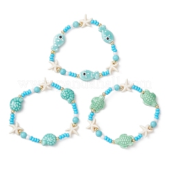 3 bracciale elastico in 3 stili&nbsp;BJEW-MZ00316