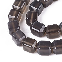 Fili di perle agata grigio naturale &nbsp;G-N353-03A-01