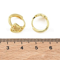 Messing Creolen für Frauen&nbsp;EJEW-F413-01G