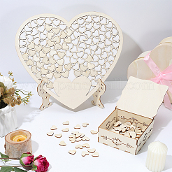 Gästebuch zur Hochzeit mit Herz&nbsp;AJEW-WH0609-680