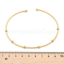 Armreifen aus 304 Edelstahl für Damen&nbsp;AJEW-P127-03G