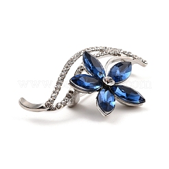 Broche de rhinestone de aleación de flores&nbsp;JEWB-O009-15