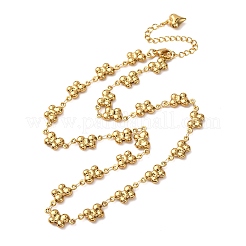 Collane con catena a maglie a farfalla in acciaio inossidabile 304 per donna&nbsp;NJEW-G178-07G