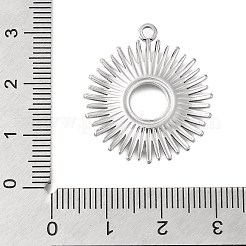 Pendentifs en acier inoxydable 304 anti-ternissement&nbsp;STAS-D192-08P