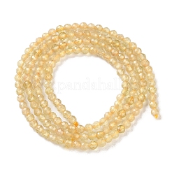 Fili di perle di apatite giallo naturale&nbsp;G-N342-20A-01