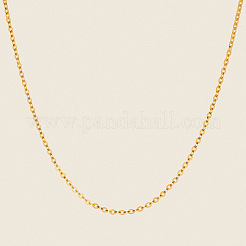 Colliers simples à maillons Boston en acier inoxydable 304 de 3.5 mm pour femmes&nbsp;KF1734-1