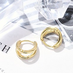 Pendientes de aro de acero inoxidable 304 para mujer&nbsp;EJEW-C096-42G-01