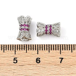 Fermoirs à vis en laiton micro pavé de zircone cubique&nbsp;KK-H202-15P