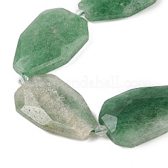 Verde naturale quarzo fragola fili di perline&nbsp;G-P548-B11-01