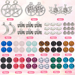 DIY-Sets zur Schmuckherstellung mit natürlichen und synthetischen Perlen und Anhängern aus Legierung&nbsp;DIY-SC0028-20