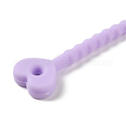 Fascette in silicone a forma di cuore&nbsp;AJEW-C034-02D