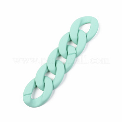 Anelli di collegamento in acrilico verniciato a spruzzo opaco&nbsp;X-OACR-T024-01-I09