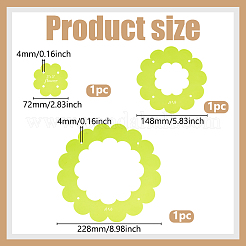 3 modello acrilico&nbsp;DIY-WH0349-412