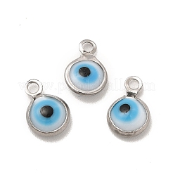 304 Edelstahl mit Glasemaille-Anhängern&nbsp;STAS-G305-10P