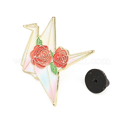 Broche en alliage d'or clair et émail&nbsp;JEWB-K018-39A-G