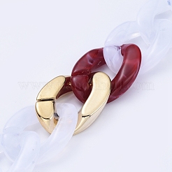 Catenella in acrilico trasparente fatta a mano&nbsp;AJEW-JB00548