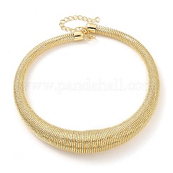 Collane girocollo con catene di serpenti rotonde in ferro&nbsp;NJEW-P289-04G