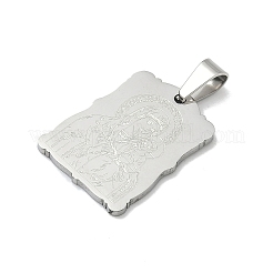 Colgantes de acero inoxidable 304 con temática religiosa&nbsp;STAS-F336-03P