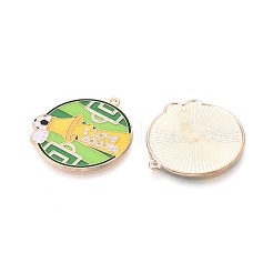 Emaille Anhänger Legierung&nbsp;ENAM-T025-01G-09