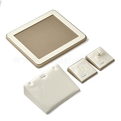 Rechteckiges Schmuckset-Ausstellungstablett aus Kunstleder&nbsp;ODIS-K005-05