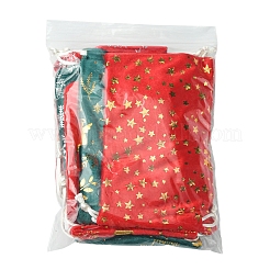 12 Stück 12 Stile Heißprägung Weihnachtssamt Aufbewahrungsbeutel&nbsp;ABAG-FS0001-02