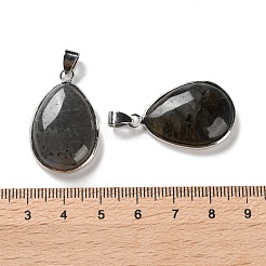 Natur Labradorit Anhänger&nbsp;G-B123-05P-03