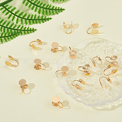 16 paio di orecchini a spirale in ottone&nbsp;EJEW-HS0001-24G