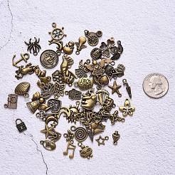 Pendentifs en alliage de style tibétain&nbsp;TIBEP-YW0001-07AB