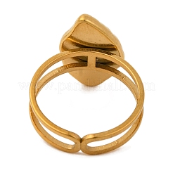 Ovale Fingerringe aus natürlichem Karneol&nbsp;RJEW-Q822-18G-02
