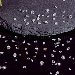 700 Stück 7 Stile Diamantform Grade AAA Zirkonia Cabochons&nbsp;ZIRC-BBC0002-96