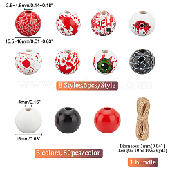 Kit per la creazione di decorazioni per ciondoli di halloween fai da te&nbsp;DIY-GA0005-34