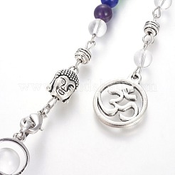 Joyería de chakra cono de obsidiana natural péndulos de radiestesia&nbsp;G-G771-E01
