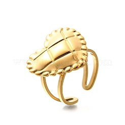 Anillos de puño abiertos de acero inoxidable 304 para mujer&nbsp;LS-STAS-Z108-05G-03