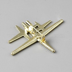 Legierung Strass Revers Pin Broschen für Rucksack Kleidung&nbsp;JEWB-WH0051-013G