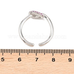 Bagues en laiton avec zircone cubique de micro pave&nbsp;RJEW-C153-01P-03