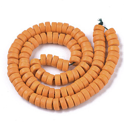 Fatti a mano perle di vetro smerigliato fili&nbsp;LAMP-T007-11J