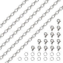 Cadenas de eslabones rectangulares de acero inoxidable 304 de 5 m&nbsp;CHS-TA0001-55
