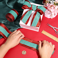 Ruban de polyester de Noël&nbsp;OCOR-WH0078-488A