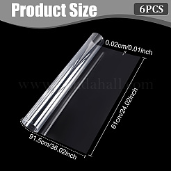 6 feuille de PVC transparente&nbsp;FIND-WA0001-34A
