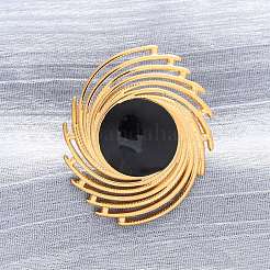Runde Manschettenringe aus Emaille-Edelstahl 304&nbsp;RJEW-D306-29G
