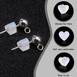 Poussoirs d'oreilless entièrement recouverts de silicone transparent&nbsp;FIND-SP0001-18E