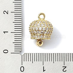 Ciondoli in ottone con placcatura a cremagliera con pavé di zirconi&nbsp;KK-M282-39G