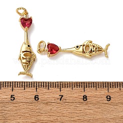 Pendentifs en laiton zircon cubique pavé&nbsp;KK-A271-05G
